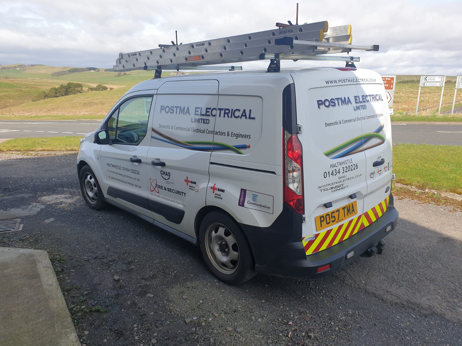 Electrical contractors in Haltwhistle and Northumberland
